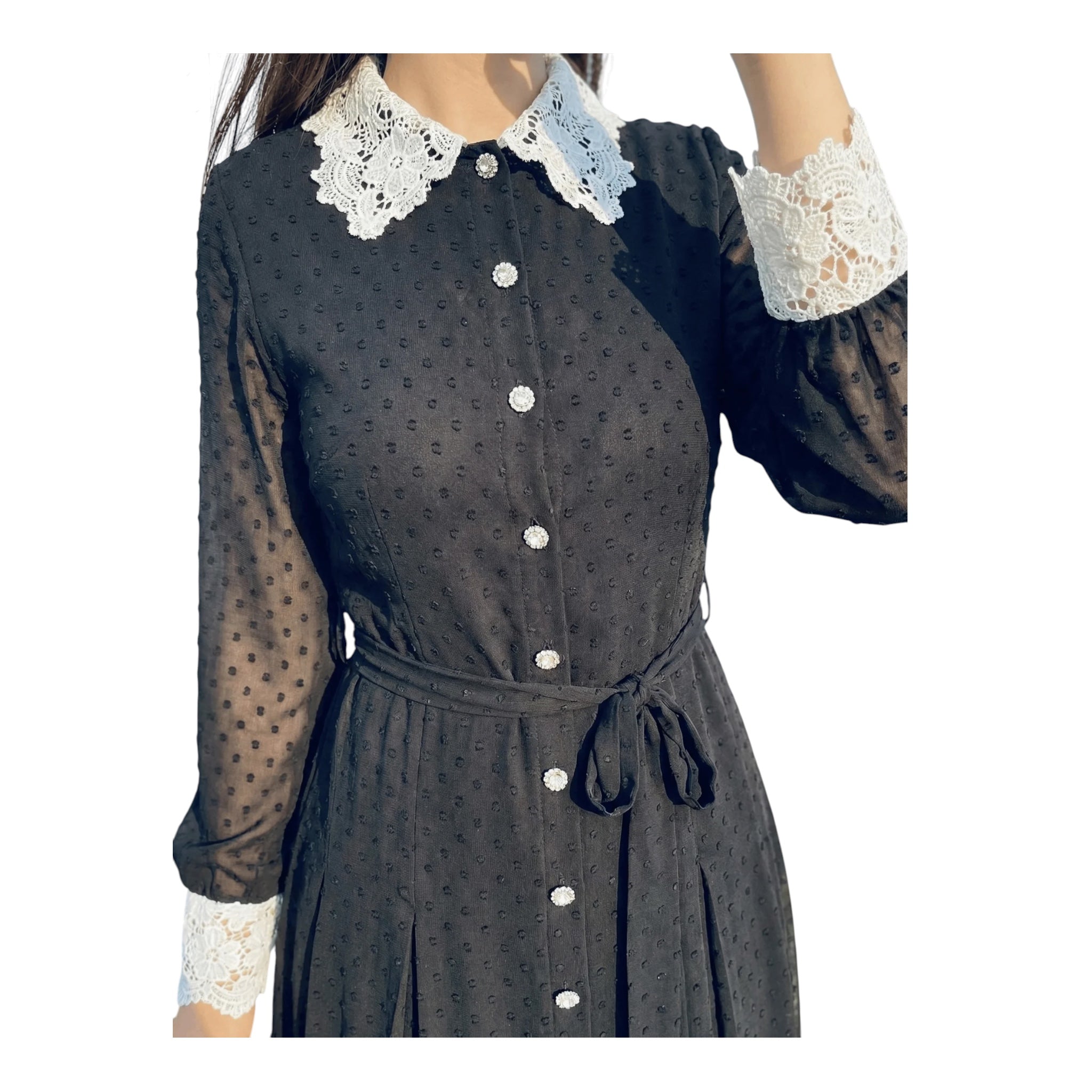 Victoria Noir Midi