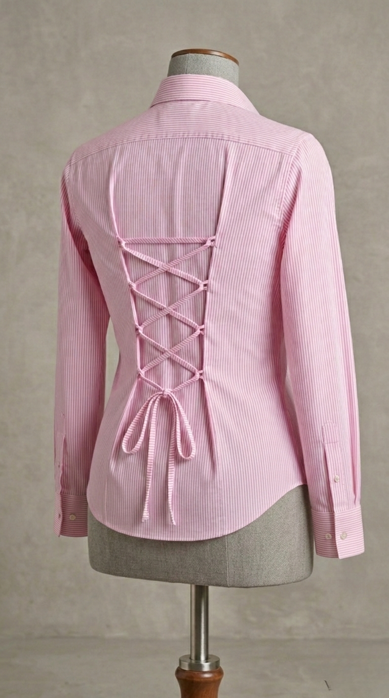 Rose Pinstripe Shirt