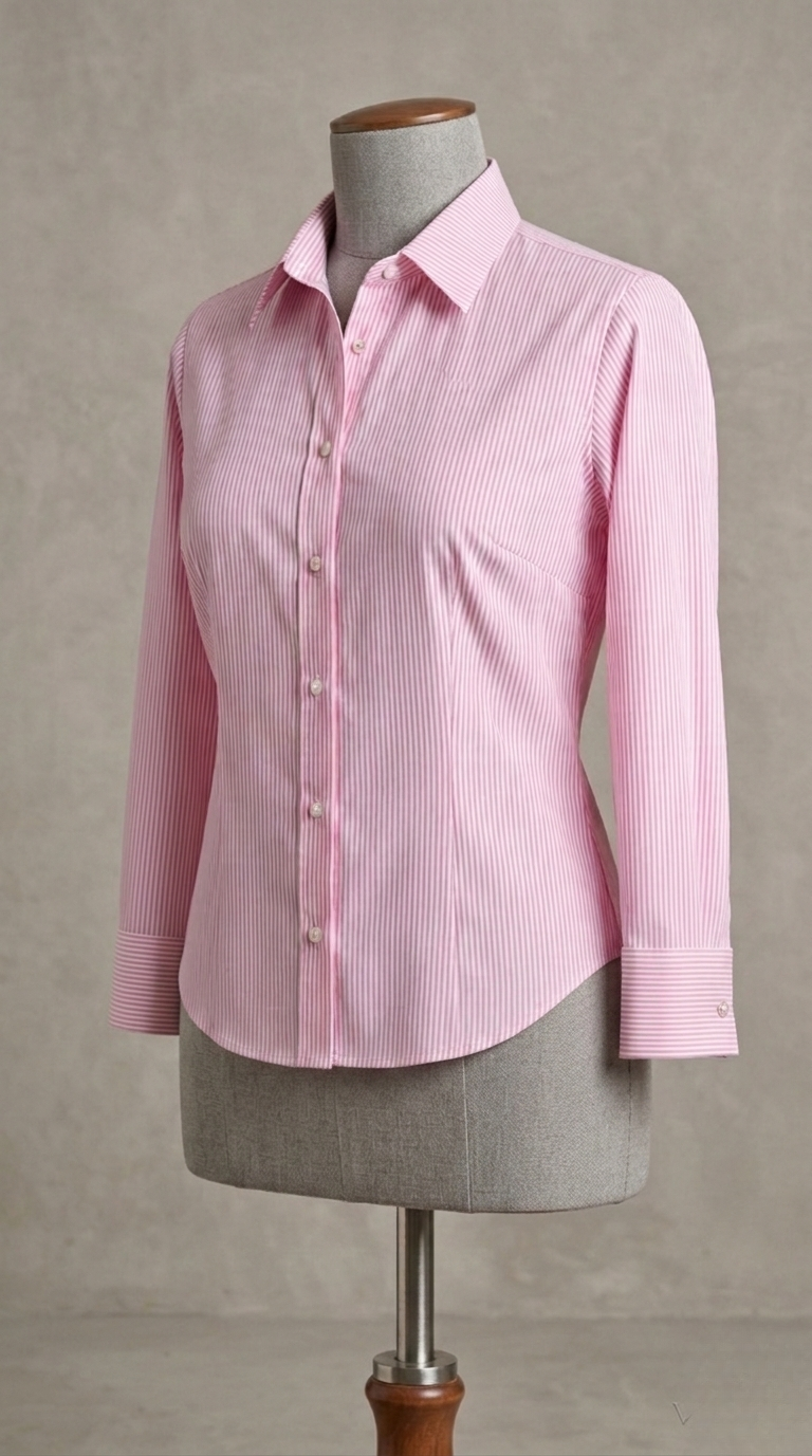 Rose Pinstripe Shirt