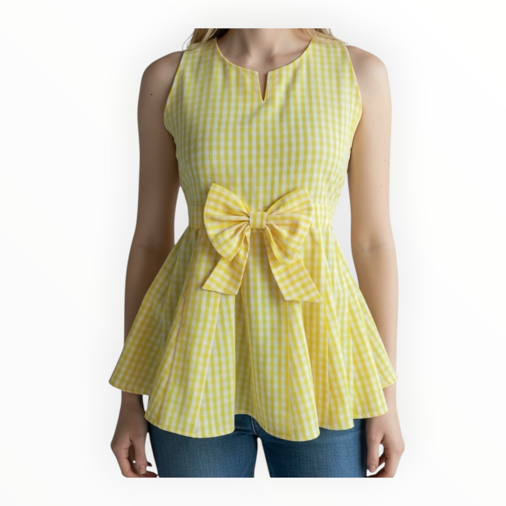 Sunkiss Check Top