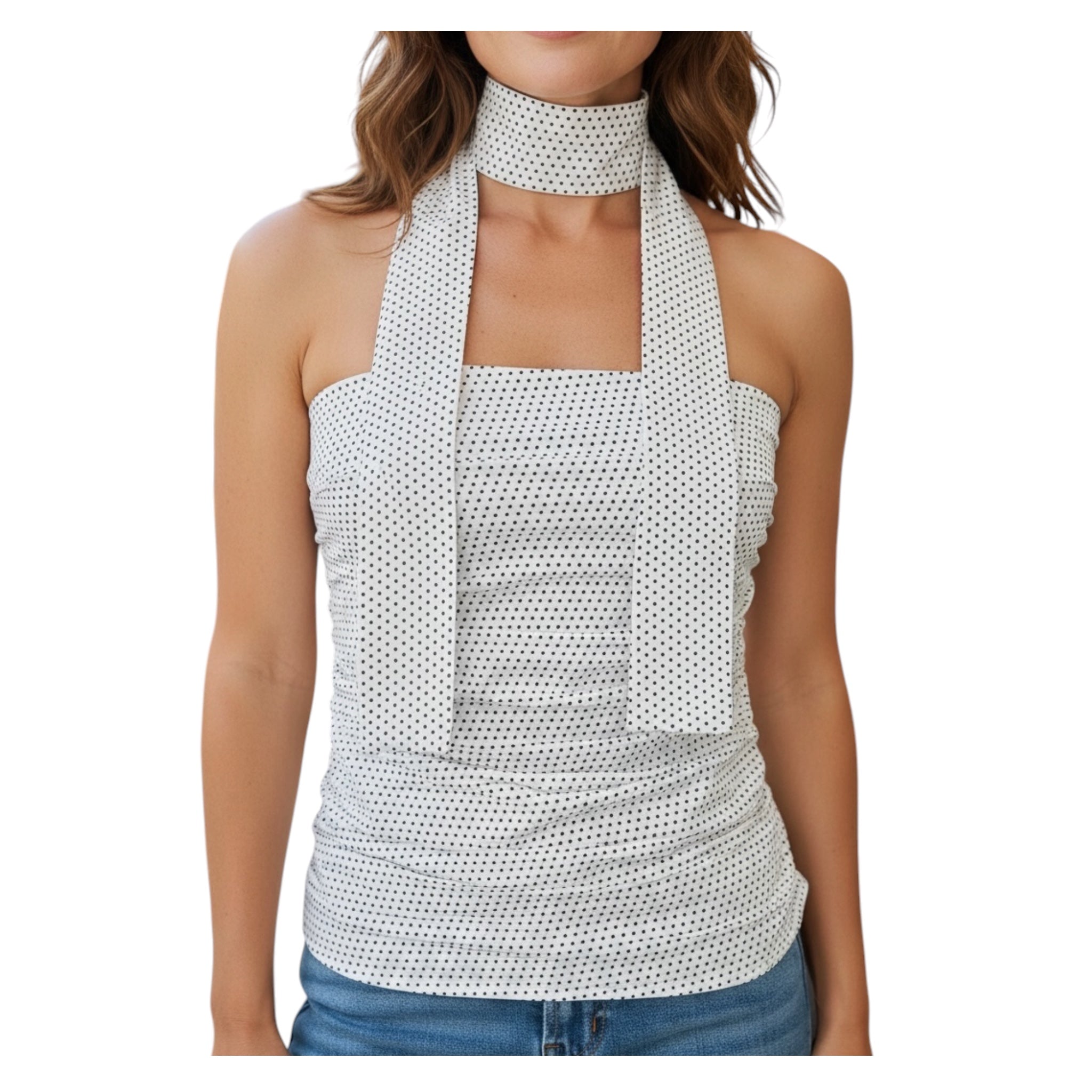 Moonlight Polka Top