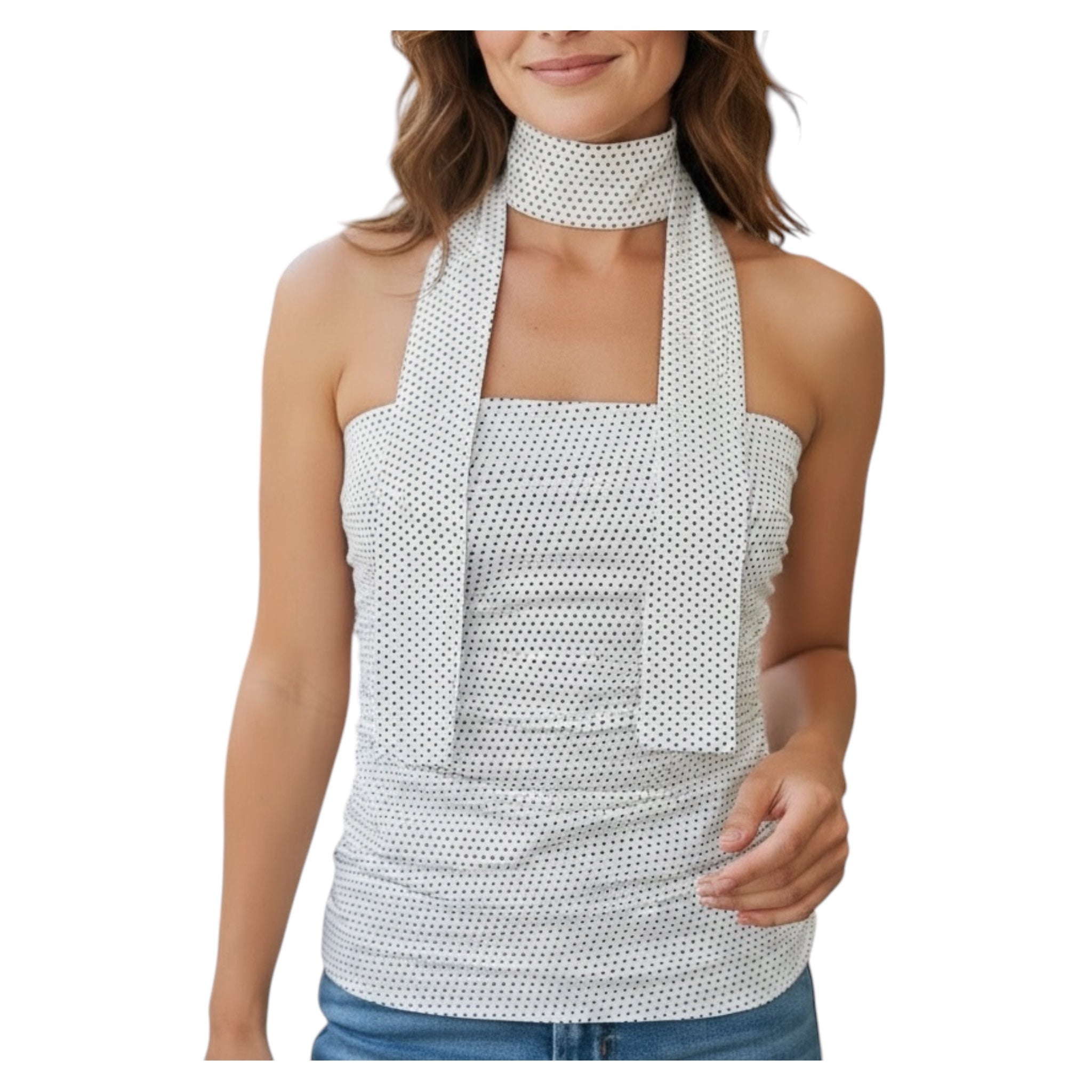 Moonlight Polka Top