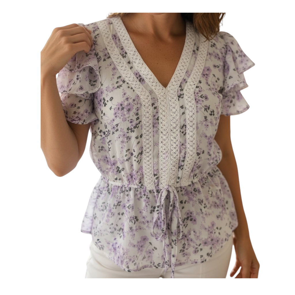 Lavender Lace Top