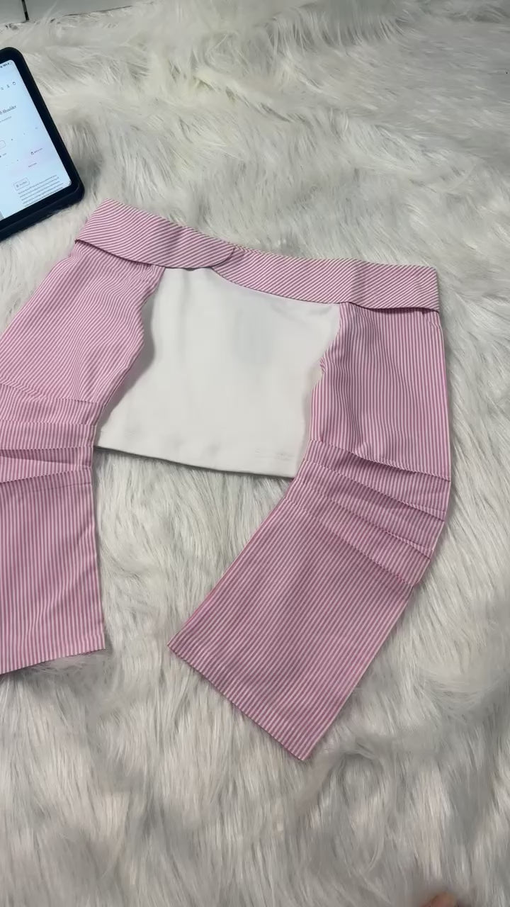 Pink Muse Off-Shoulder